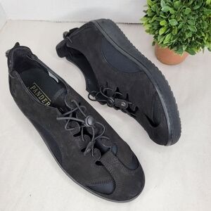 Pandere Saturday working leather women adjustable shoes black 10